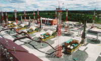 Gas turbine power plant rated for 24 mW at Central Gathering Station of the Prirazlomnoye field