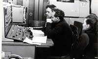 А.I. Lugovoy and А.I. Shashkov in  Computer Center