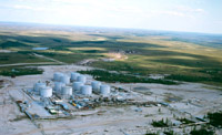 Central Gathering Station of the Sandybinskoye field. General view 