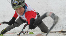 Nikolay Kuzovlev, Giprotyumenneftegaz Engineer, won the 3rd place in the 4th stage of the Ice Climbing World Cup 2013