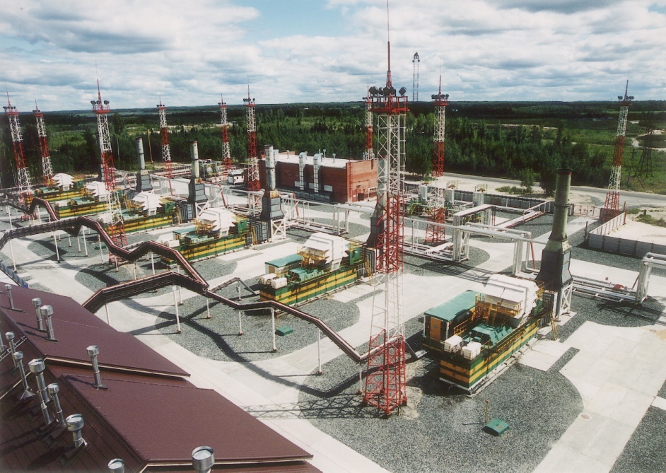 Газотурбинная электростанция мощностью 24 МВт на ЦПС Приразломного месторождения 